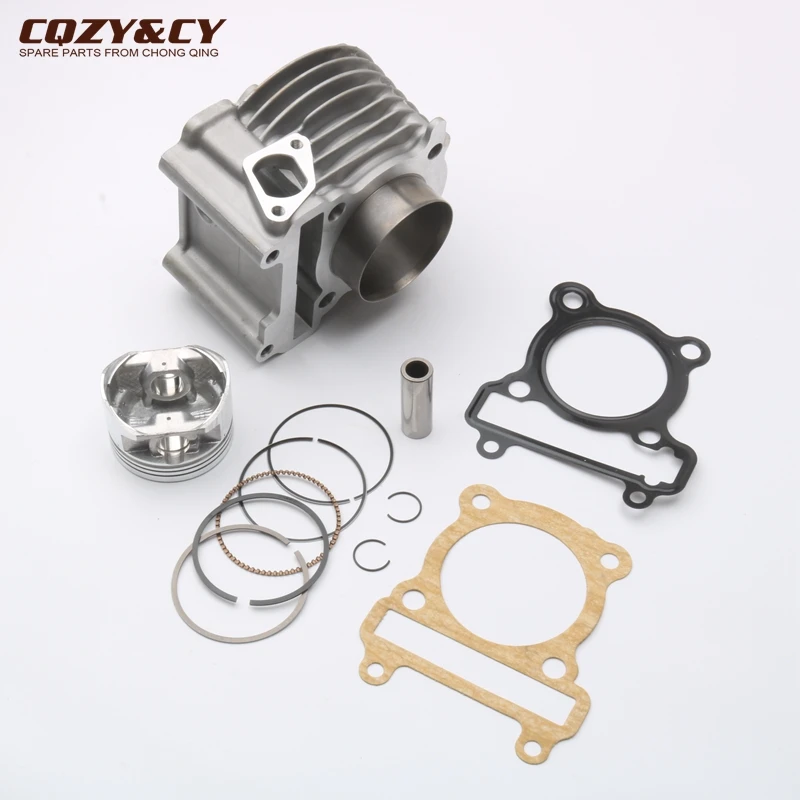 58.5mm Big Bore Cylinder Kit & Piston Kit for Yamaha BWS125 ZUMA YW CYGNUS-X /-SR /-FI 125cc 4V Scooter engine parts 4 stroke