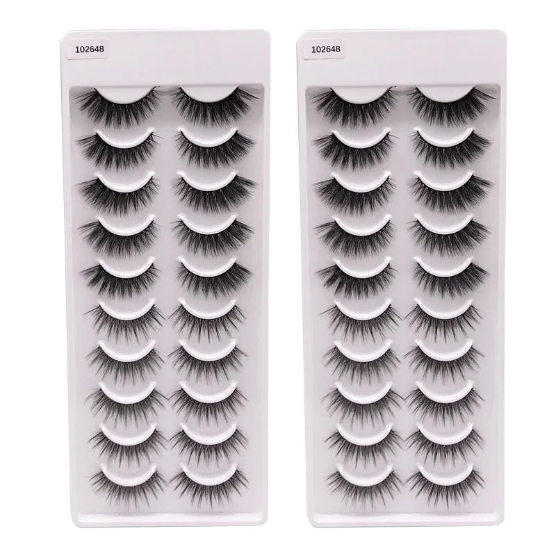 Synthetic Hair False Eyelashes Natural/Thick Long Eye Lashes Wispy Makeup Beauty Extension Tools