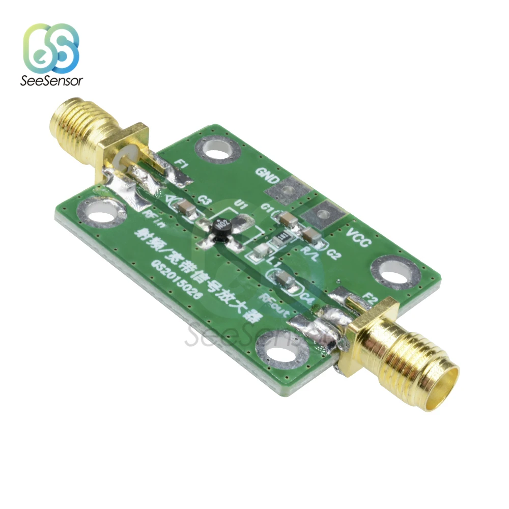 0.1-2000MHz RF Wideband Amplifier Broadband Module Receiver Gain 30dB Low-noise LNA