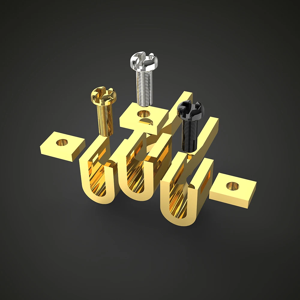 고품질 Viborg 오디오 VI-06BG 오디오 급료 순수한 빨간 구리 IEC 소켓