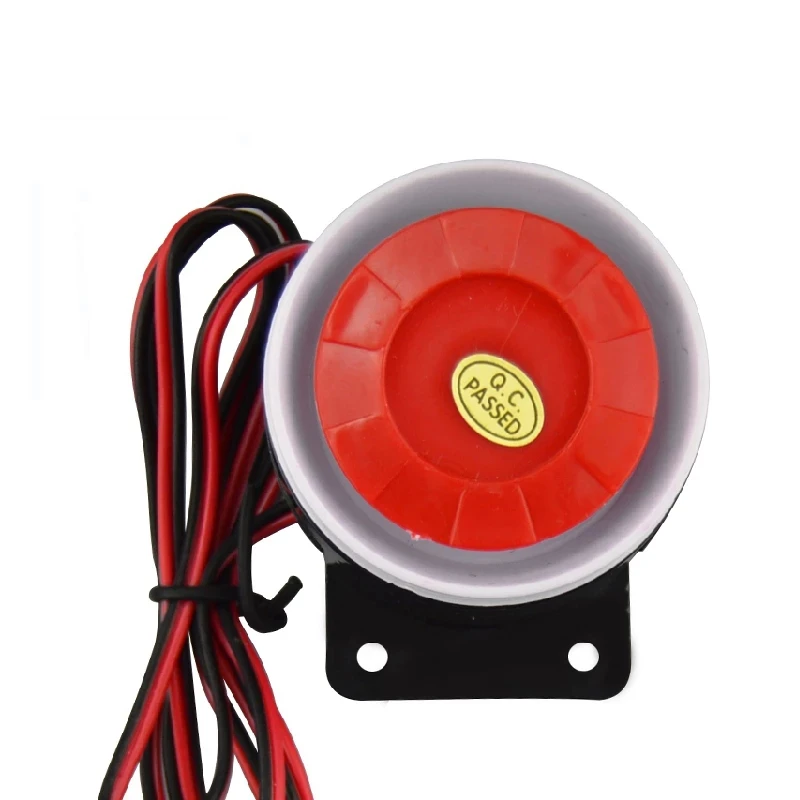 Piezoelectric Buzzer Siren Alarm Horn Anti-theft Alarm Wired 12v High Decibel User Access Control