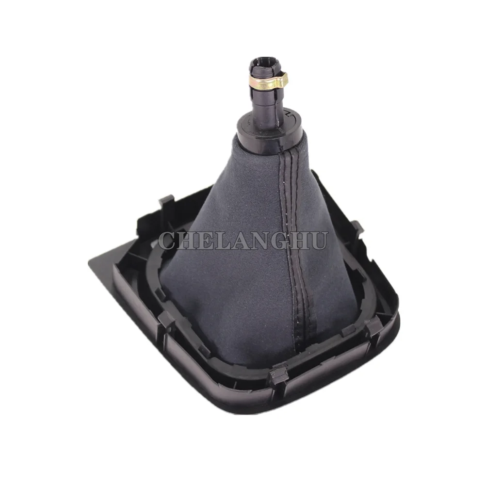 Manopla de couro pu para câmbio de 5 velocidades automotivo, para volkswagen vw jetta 5 a5 mk5 gli 2006 2007 2008 2009 2010