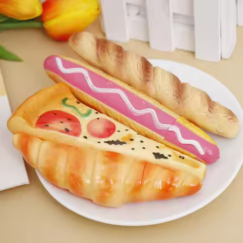 Funny Pizza Ball Pen creative Simulation Bread BallPoint Pens Stationery Canetas Escolar Material Office School Writing Supplies
