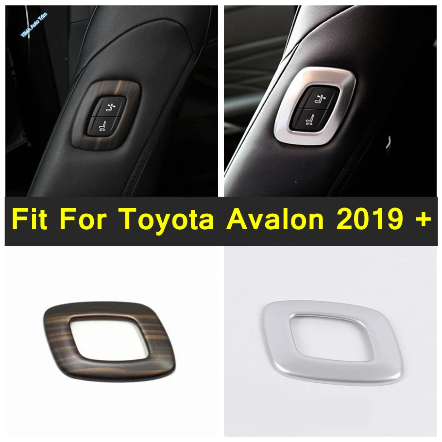 

Car Styling The Co-pilot Seat Adjustment Button Switch Cover Trim 1PCS For Toyota Avalon 2019 - 2023 Interior Refit Accessories