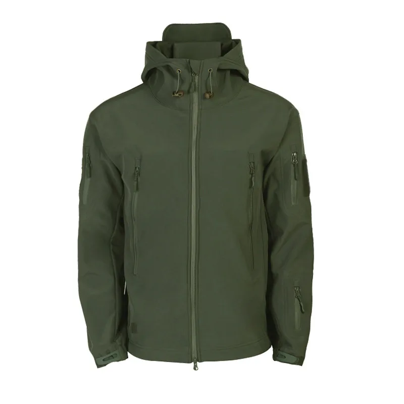 Taktische Jacke Männer Haut Soft shell Militär wind dichte Jacken neue männliche Outdoor-Jacken Kapuze Kletter mäntel