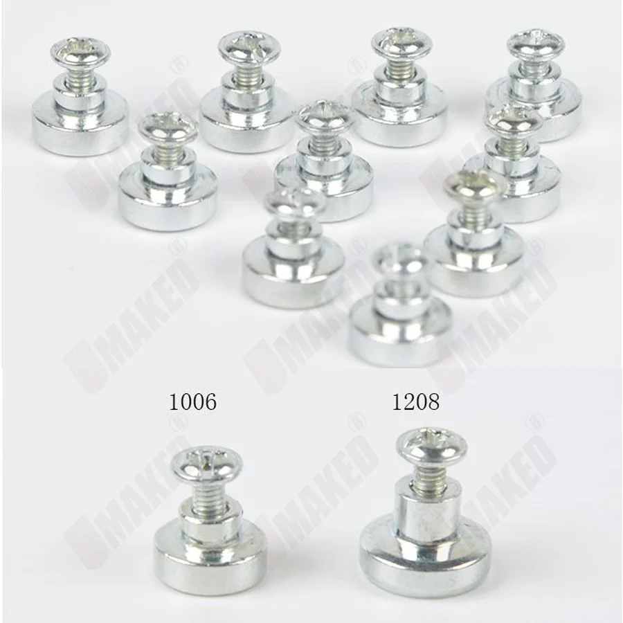 (10PCS) M3  H:8-12 mm magnetic screw for led light,  Magnet kits for lamp fitting.for led ceiling light pcb plate fix on walls