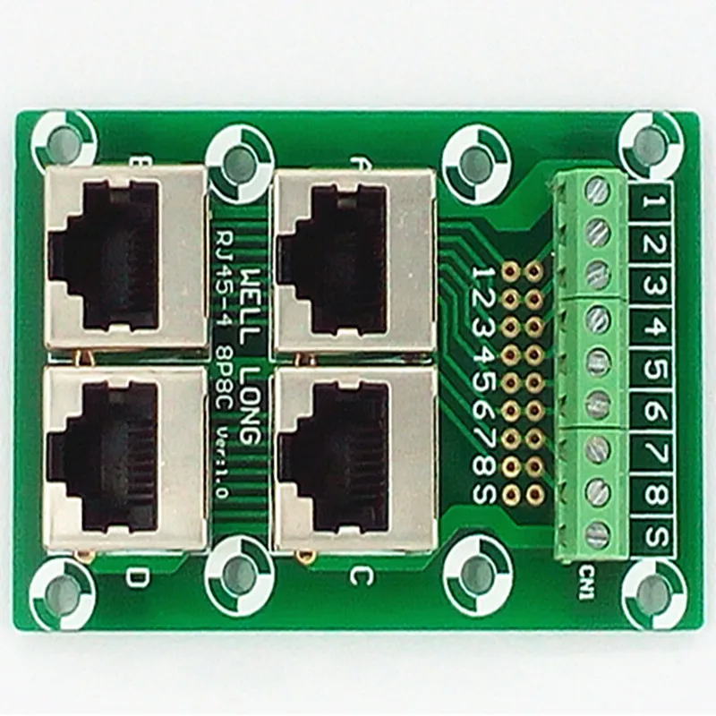 RJ45 8P8C Jack 4-Wa…