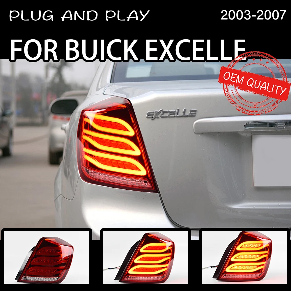 Tail Light For Buick Excelle 2003-2007 автомобильные товары Rear Lamp LED Lights Car Accessories Opel Taillights