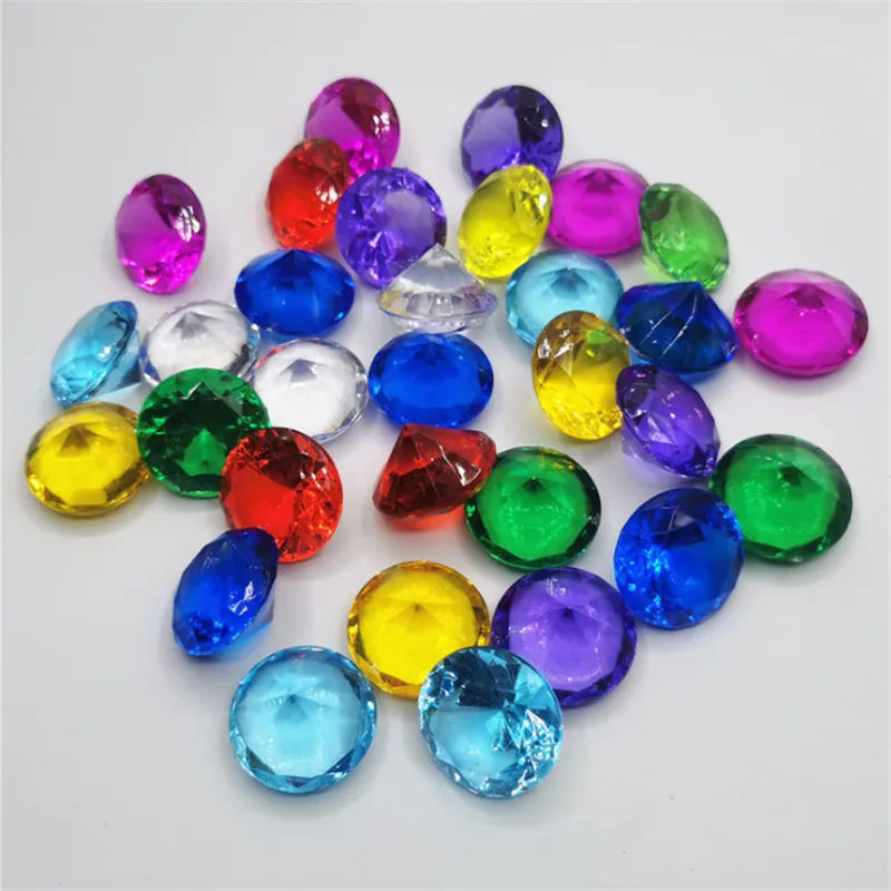 10Pcs 28.5*18.5mm Acrylic Big Diamond Shape Pawn Pieces For Board Games Accessories