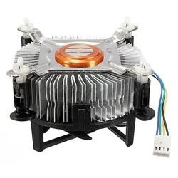 Ventilador de refrigeração para cpu, alta qualidade, silencioso, material de alumínio, para computador, pc, silencioso, 775/1155/1156