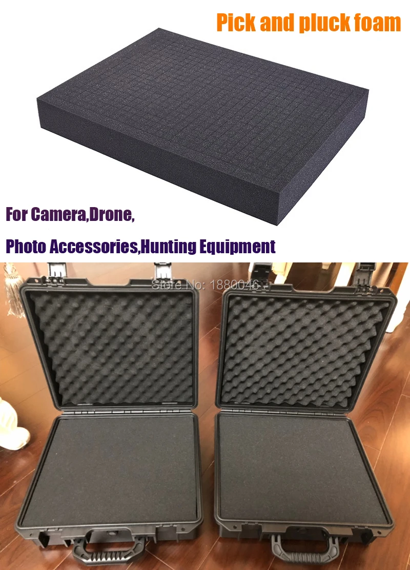 High Density Pick and Pluck Foam use for Camera Box Pick Pluck Replacement Foam for Anti-Collision Box Shock Frame Box