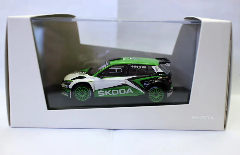 NEW Norev 1:43 Scale SkoOda Fabia R5 2019 Rally Racing Cars Diecast Model Toys for collection gift