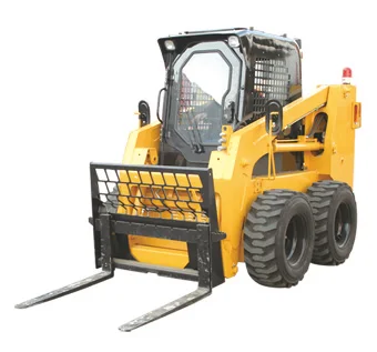 Hydraulic Motor SY45 700kg 4 Wheel  Loading Mini Skid Steer Backhoe Loader