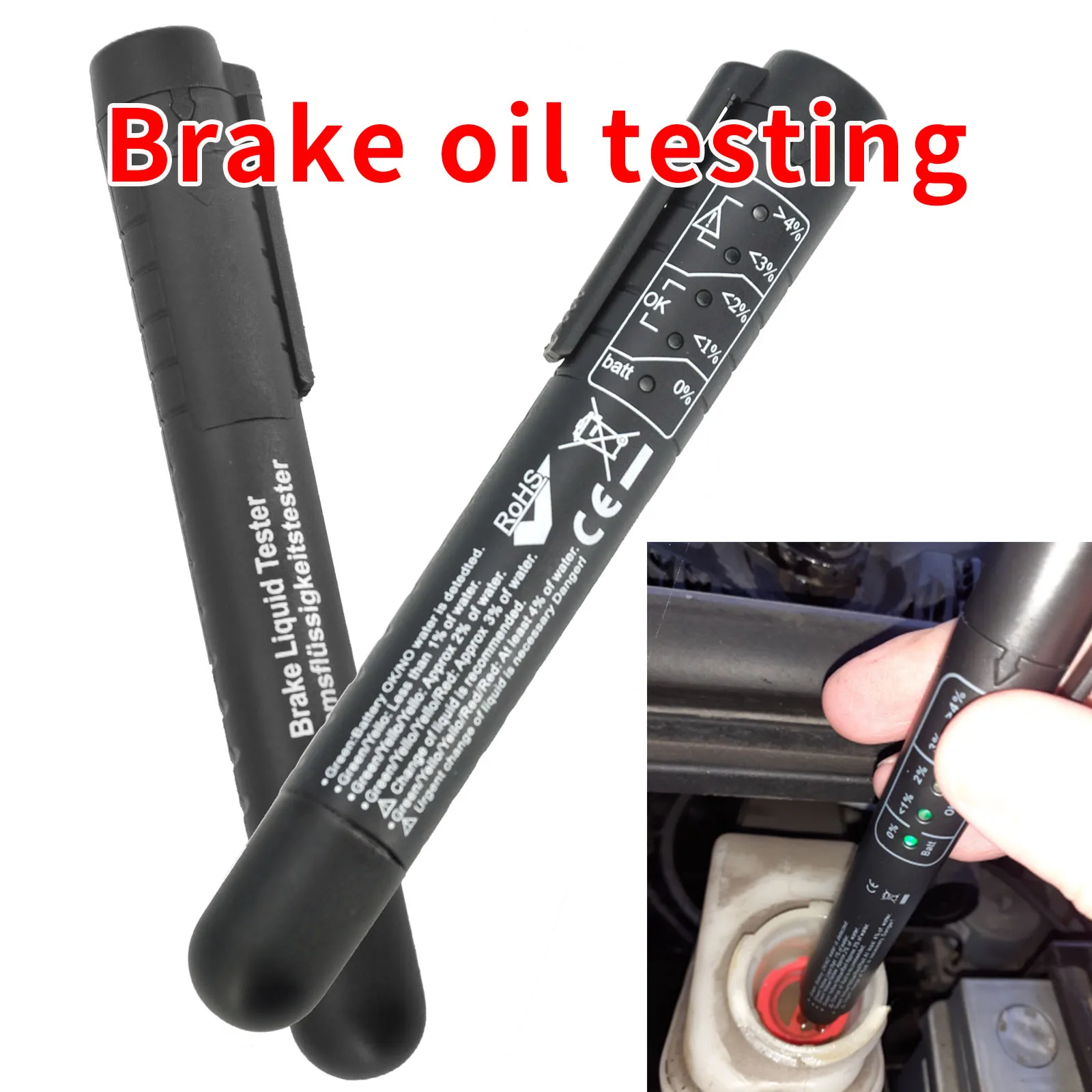 Brake Fluid Tester Car Brake Fluid Liquid Testing Pen for Alfa Audi BMW Fiat Citroen Peugeot Renault Toyota Volvo VW