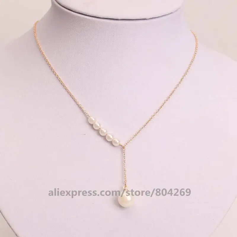 400pcs/lot Hot Sale Multi-Layer Leaves Moon Hamsa Hand Simulated-Pearl Heart Chain Necklaces & Pendants for Women Gifts xl190904