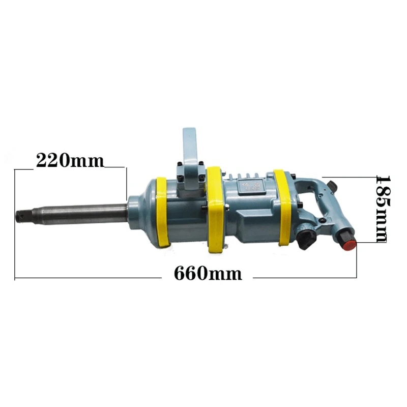 ZD1200 Pneumatic Impact Wrench Auto Repair Tool High Torque 6800N.m Industrial Thread Disassembly Pneumatic Impact Wrench Tool