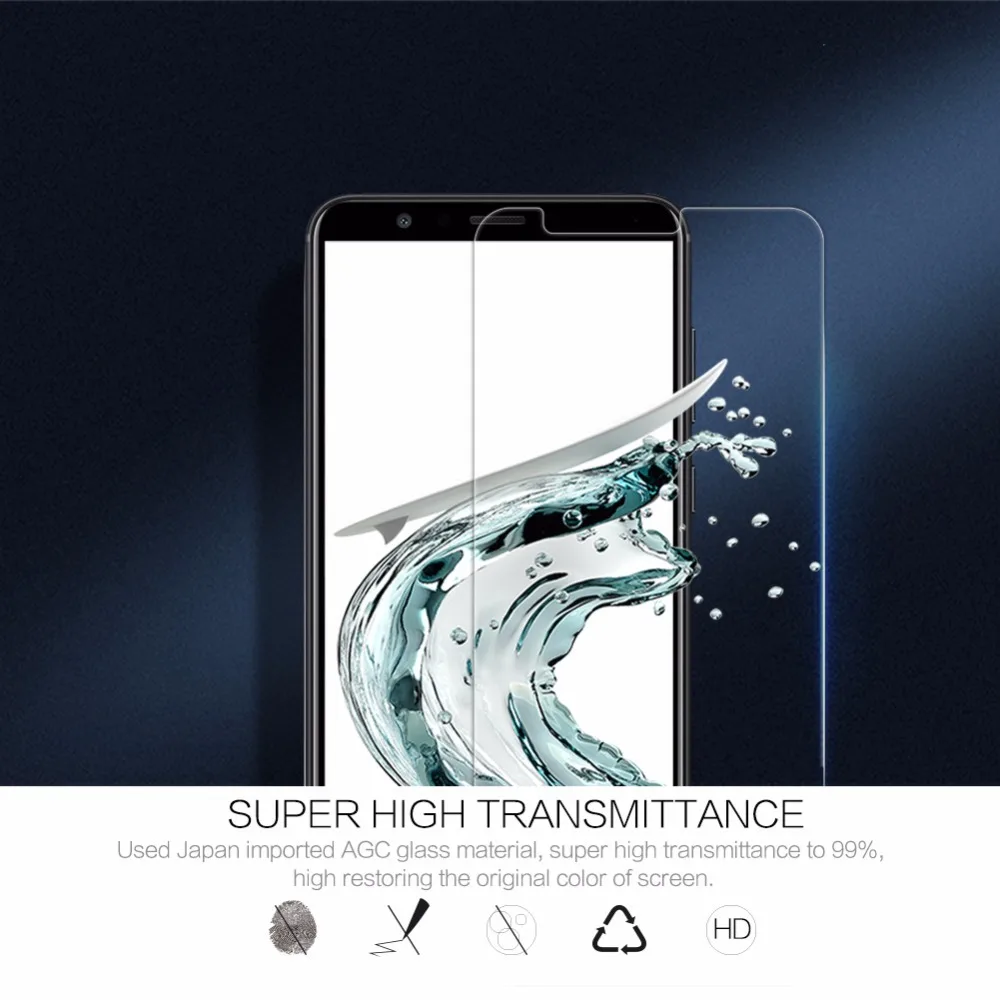 Vidrio templado de 2 unids/lote para Huawei Honor 7, 7X, 6X, 8X, nova2s, r9, Protector de pantalla