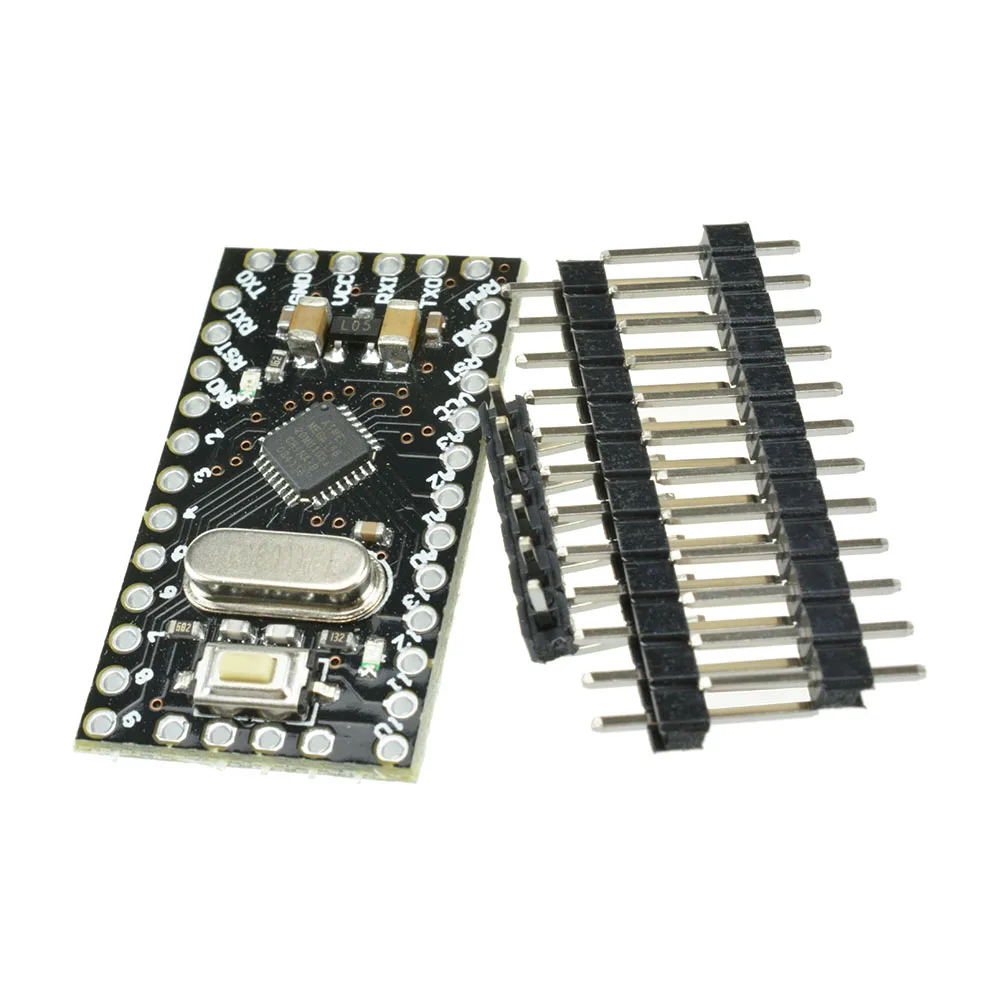 Pro Mini Atmega168 Modul Mikrokontroler 16M 5V dengan Pin Header Osilator Kristal UNTUK Arduino Nano Replace Atmega328