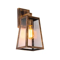 Lámpara Led de Pared para exteriores, candelabro de hierro Industrial, creativo, americano, nórdico, Retro, para restaurante, Bar, pasillo y porche, E27