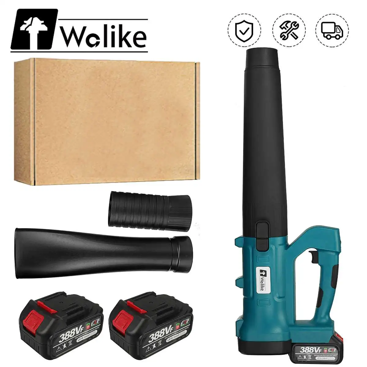 3000W ไฟฟ้า Leaf Blower Brushless Snow Blower Sweeper ไร้สายเครื่องเป่าลมบ้านสวนทำความสะอาดฝุ่นเครื่องมือ