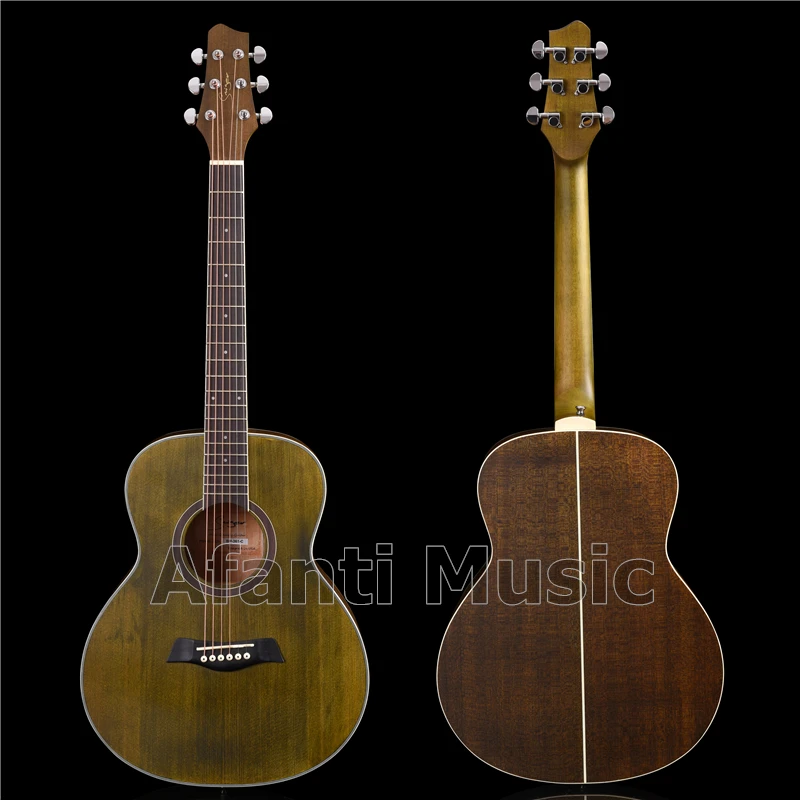 

Afanti Music 36 inch Spruce top / Sapele Back & Sides Acoustic guitar (WY-023S)