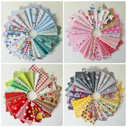 50 kinds of color patchwork fabric 10x10 cm used to sew sewn fabrics, do patchwork, needlework and make accessories