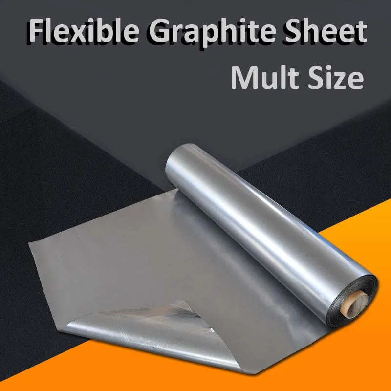 Flexible Graphite Sheet Foil Graphite Film Conductive Graphite Paper Resistant High Temperature Corrosion