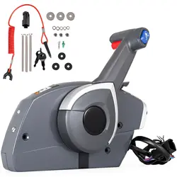For OMC BRP Johnson Evinrude side surface mounted remote control box 5006180 with trim switch