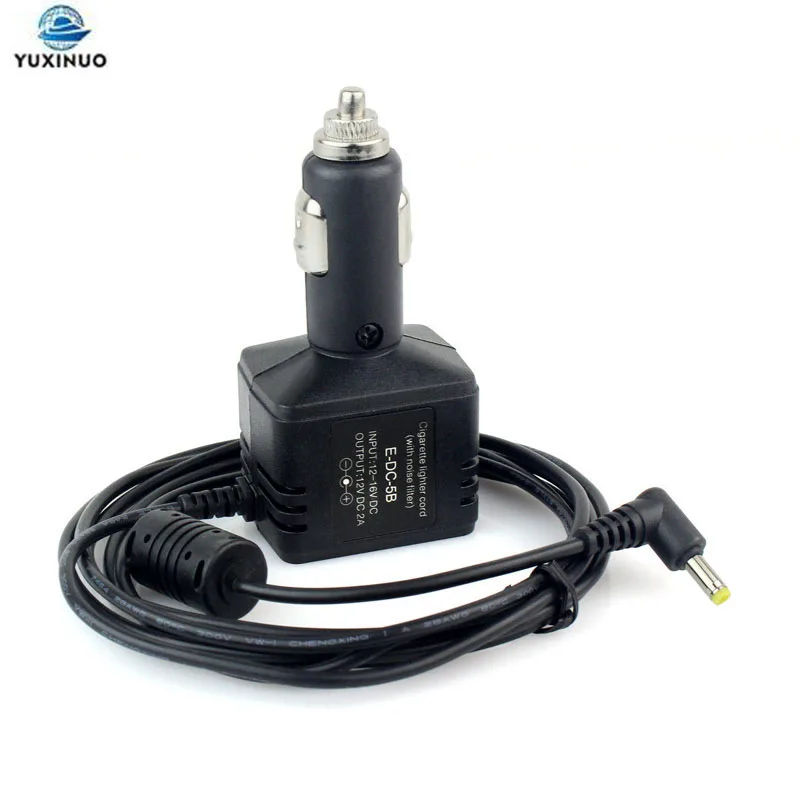 YAESU Car Charger E-DC-5B Cigarette Lighter Cord for VX6R VX7R VX-6R VX-7R VX-8DR FT-60R FT-277R VX-5 VX-5R Radio Walkie Talkie