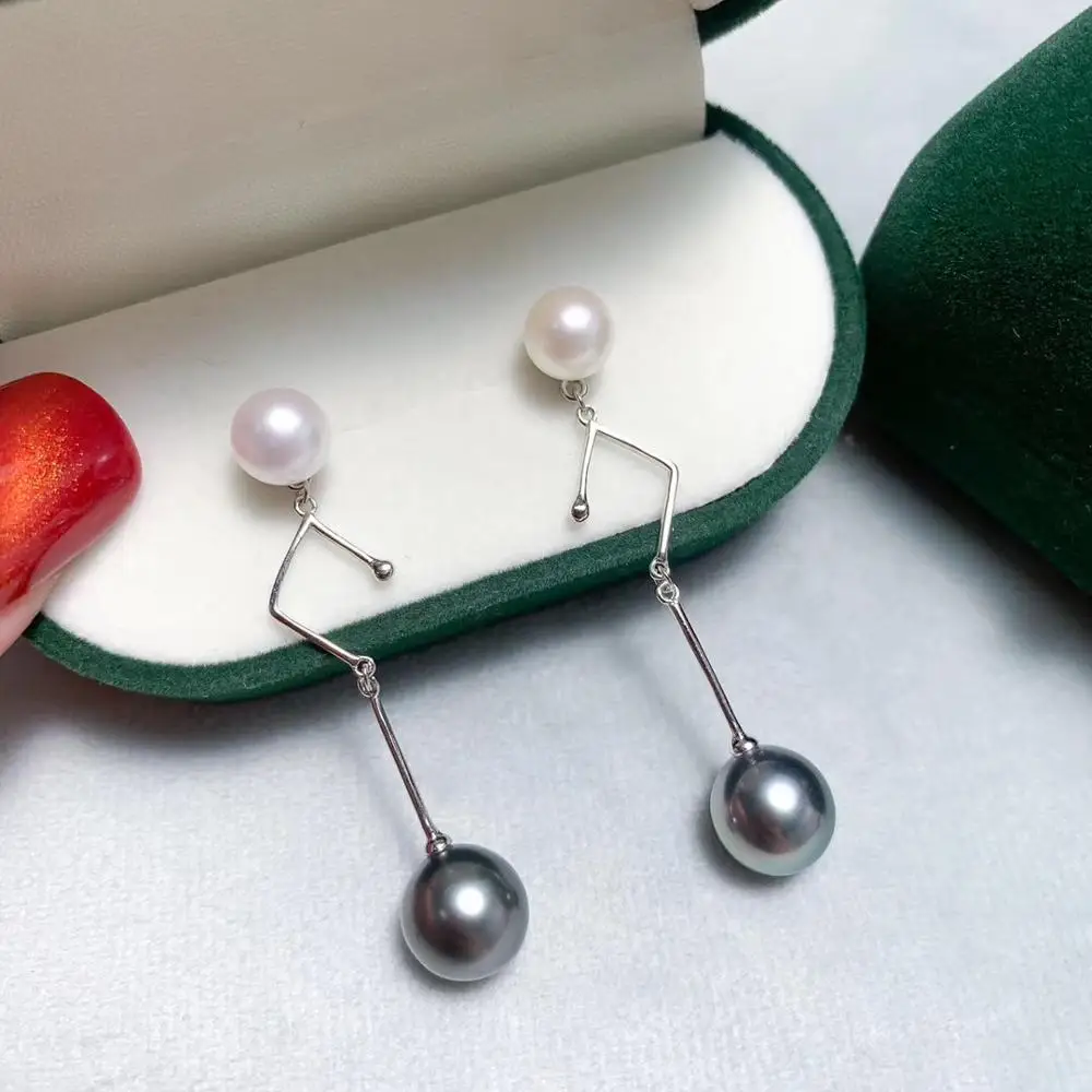 

New Design 925 Sterling Silver Earrings Base Fashion Findings Exquisite Jewelry Parts Fittings Women's Accessories for Pearls