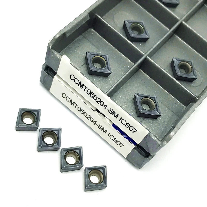 CCMT060204 SM IC907 CCMT060204 SM IC908 Internal Turning Tool Carbide Inserts CNC Cutting tool high quality metal lathe tools