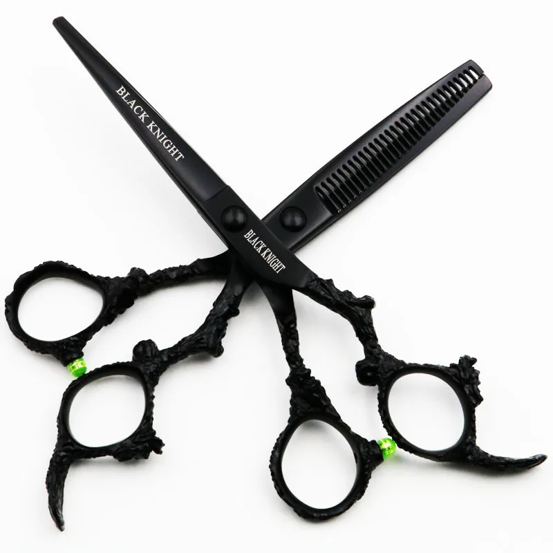 

Hair Scissors 6 Inch Professional Hairdressing Scissors High Quality Cutting and Thinning Scissor Set Barber Shears