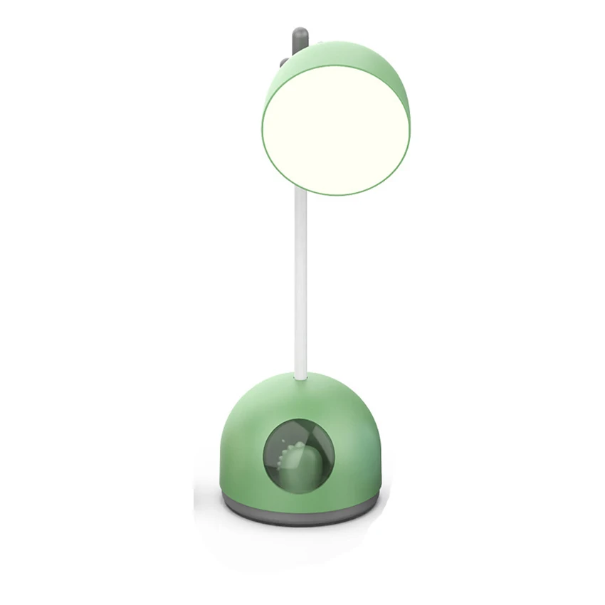 Lampada da tavolo a LED per cartoni animati lampade da tavolo per la cura degli occhi, lampada da ufficio dimmerabile con porta di ricarica USB, controllo Touch, 3 modalità di colore