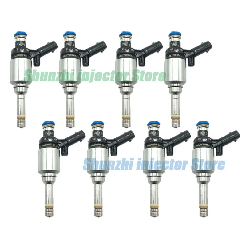 

8pcs Fuel Injector Nozzle For v-w Passat MAGOTAN Tiguan A4L 2.0T 06J906036G 0261500168 06J906036G 0261500168