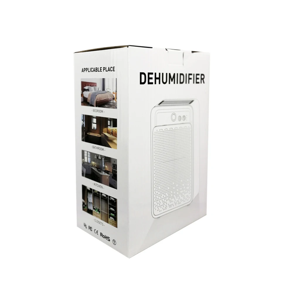 1000ML Water Tank Capacity Desiccant Small Semiconductor Dehumidifier A12 Portable Air Dryer for Home