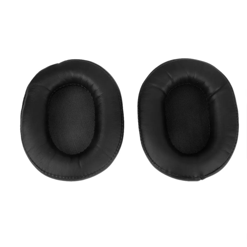 Leather Earpads 2 Pieces For Sony 1R MDR-1R/1RNC V6 7506 CD900ST Headphones Set Earmuffs Cotton Sponge Earphones