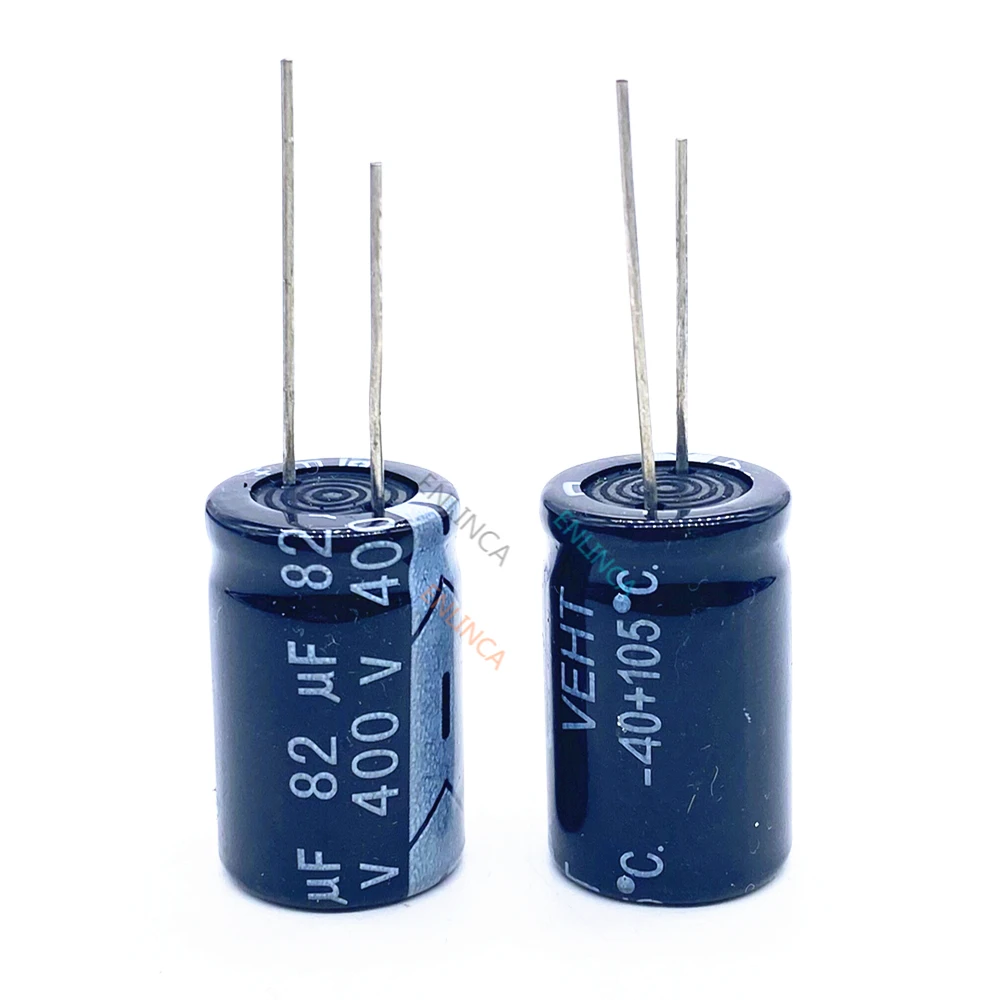 2pcs/lot 400V 82UF high frequency low impedance 400V82UF aluminum electrolytic capacitor size 18*25 20%