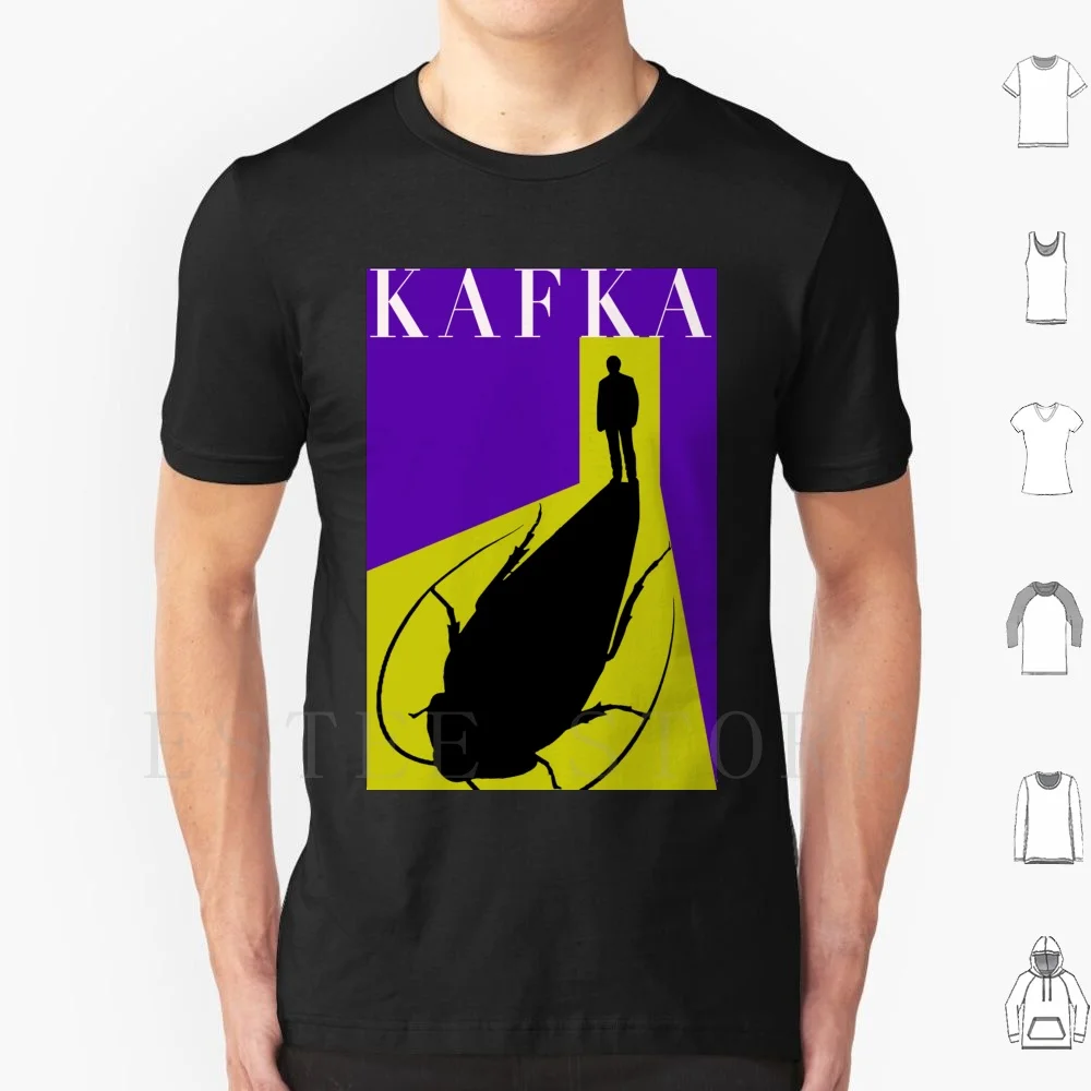 Franz Kafka Metamorphosis T Shirt DIY Big Size 100% Cotton Kafka Franz Metamorphosis Literature Book Books Write Writer