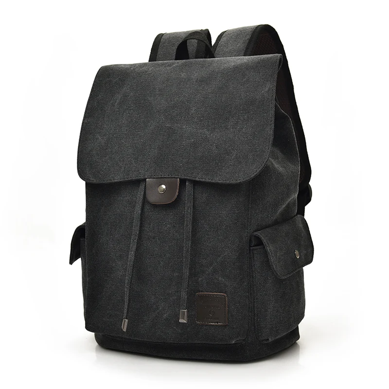Neue Hohe Qualität Leinwand Männer Rucksack Große Schulter Schule Tasche Rucksack Für Jungen Reise Mode Camping Taschen Mode Einfache Taschen – Detail 13