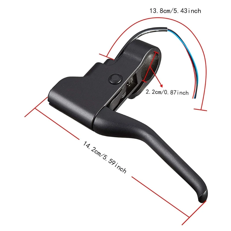 เบรคมือจับอะไหล่ Handlebar ชุดประกอบชิ้นส่วนทดแทนเข้ากันได้กับ Xiaomi-M365/1S-Electric สกู๊ตเตอร์