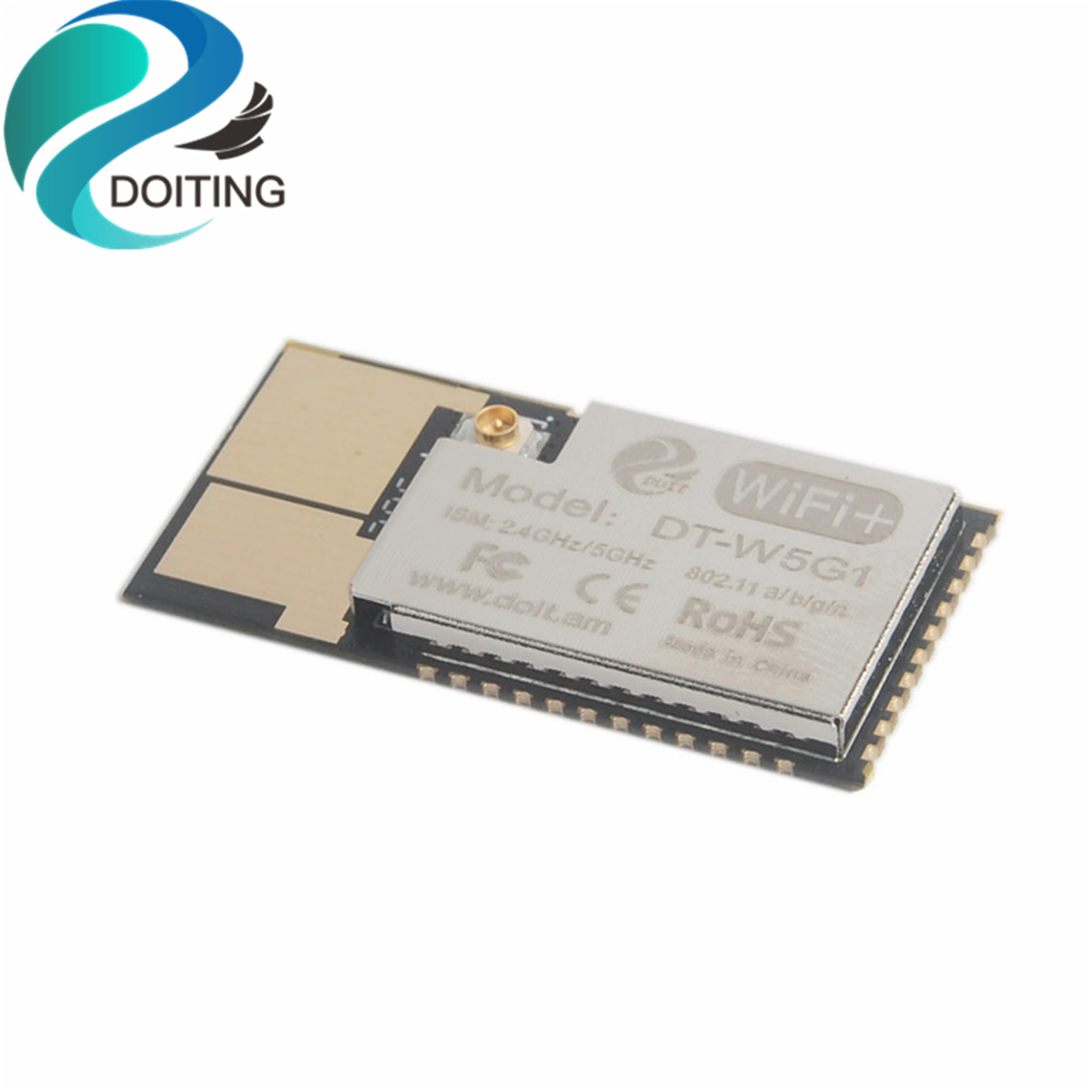 DOITING 2.4G + 5.8G Dual-Band ชิป DT-W5G1โมดูล WiFi Internet Of Things/WIFI ทางเทคนิค/smart Home/อุตสาหกรรมเกรด5G โมดูล