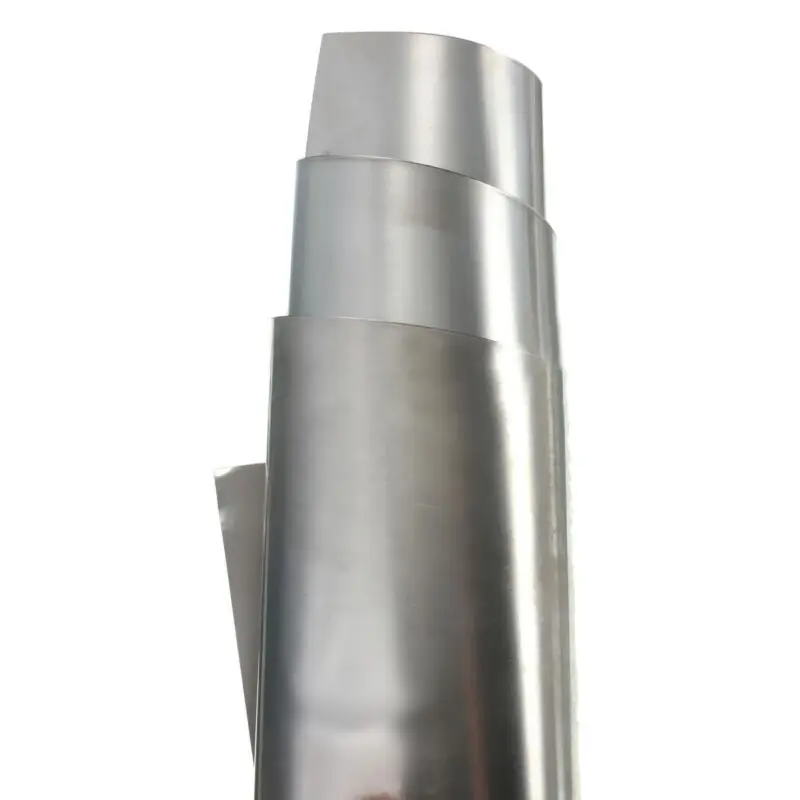 1pc Ti Gr2 lamiera di titanio sottile Ti piastra in metallo argento lamiera quadrata lamina artigianale con resistenza alla corrosione spessore 0.1mm