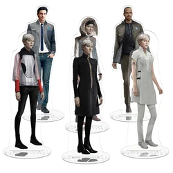 21cm Detroit Become Human Character Stand Toy Acrylic Double Side Action Figure Collection Toys