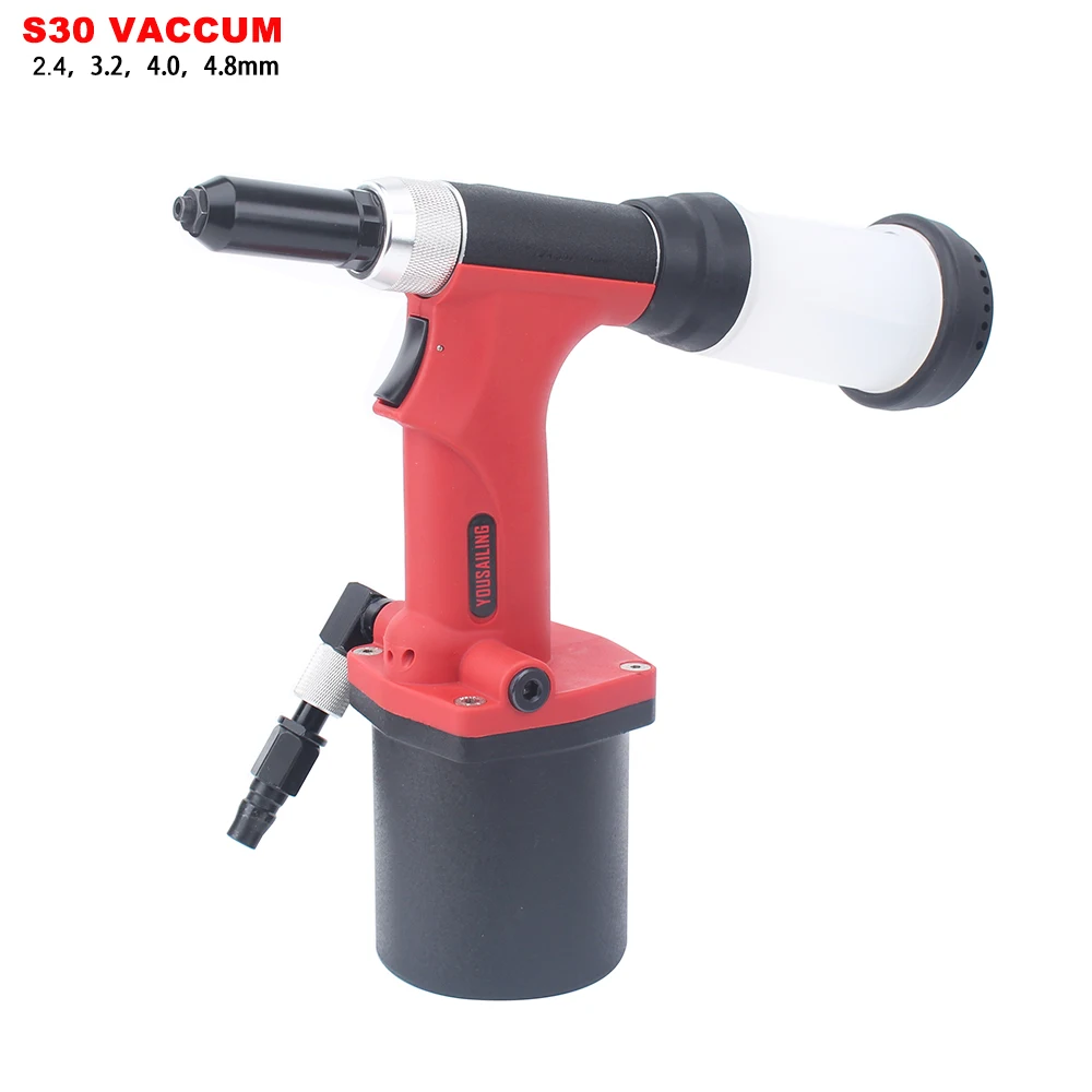 Yousailing Pneumática Rebitador Cego ar Rebite Armas Nível Industrial Vácuo 2.44.8 mm Cor Vermelha Alta Qualidade