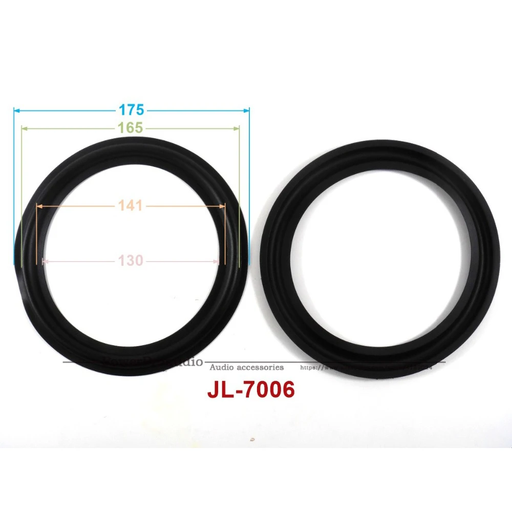 New 10 pcs /lot = 5 Pair 7 inch Woofer Repairable Parts / Speaker Rubber Surround  ( 175mm / 165mm / 141mm / 130mm )