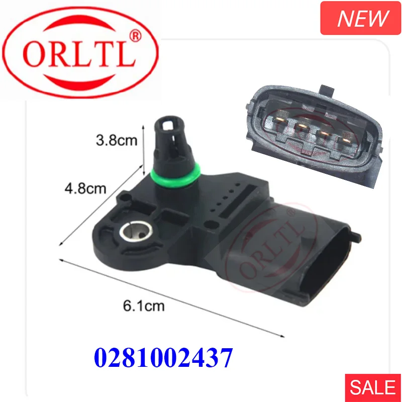 

0281002437 Diesel Intake Pressure Sensor 93171176 for Cummins Engine Bosch