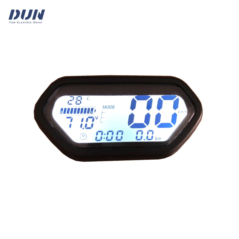 48V-144V Universal Phase/Hall/ ONE-LIN Speed Sensor LCD Speedometer Display For Electric Scooter Motorcycle