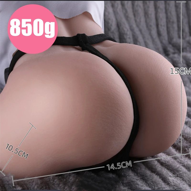 18+Man Toys Ass Realistic Vagina Anal Double Channels Sex Toys for Men Male Masturbator Fake Tight Pussy Sex Product Erotic Shop