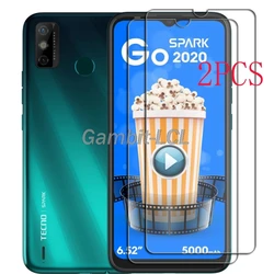 For Tecno Spark 6 Go Tempered Glass Protective ON Spark6 6Go 6.52inch Screen Protector Phone Cover  Film