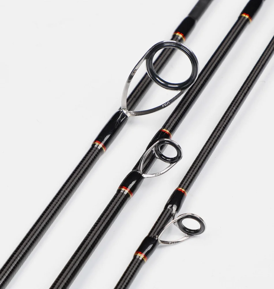 Noeby-ultraleichte Carbon-Angelrute, Forellen bass, ul, m, ml Fuji-Führung, Spinn gussrute, Süßwasser, Ufer, Boots fischer – Detail 16